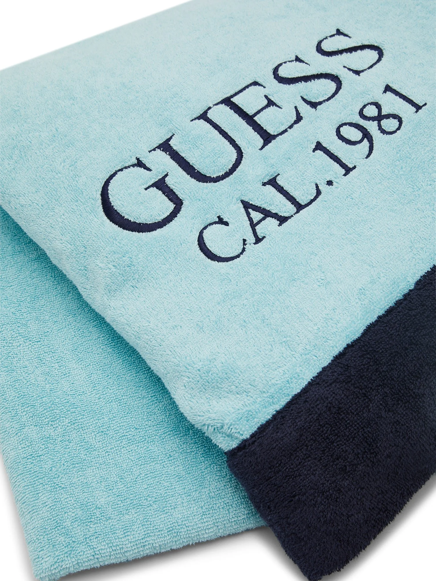 Guess TOWEL WITH BORDER Kadın Mavi Havlu E5GZ15KCDM0-A739