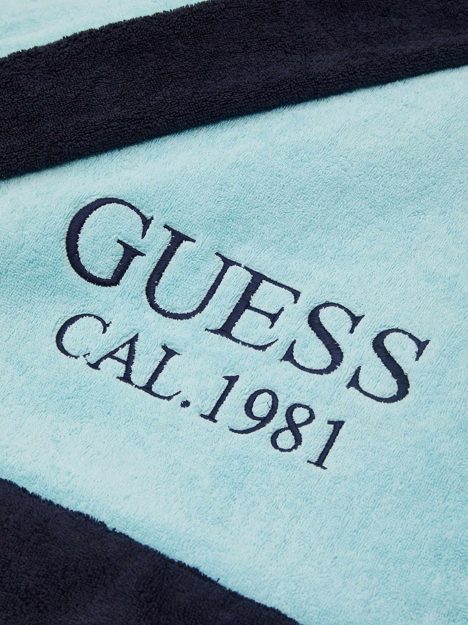 Guess TOWEL WITH BORDER Kadın Mavi Havlu E5GZ15KCDM0-A739