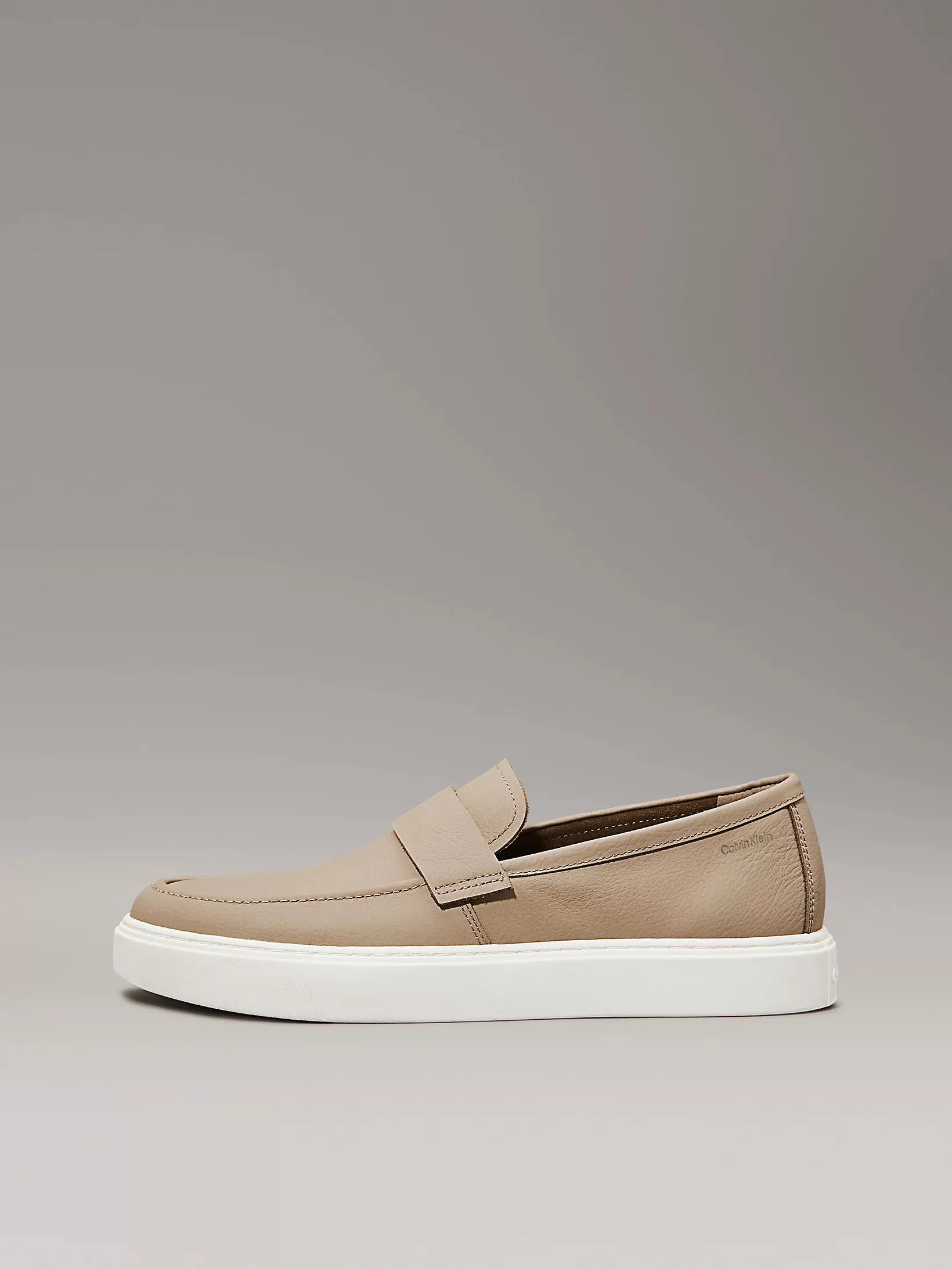 Calvin Klein MOCCASIN LTH UNLINED Erkek  Loafer HM0HM01813-A04