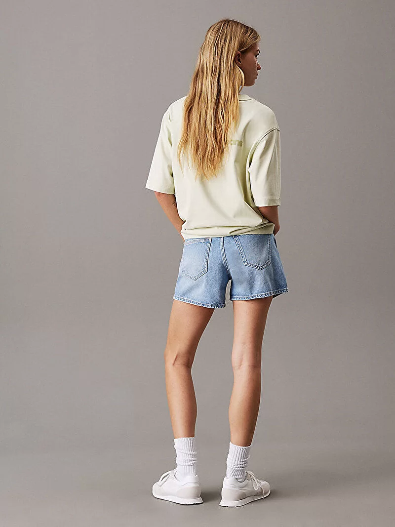 CK Jeans Kadın Mom Denim Şort J20J225152-1AA