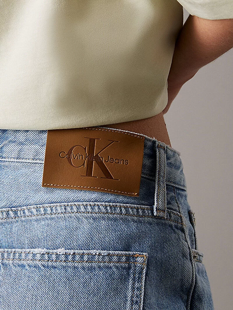 CK Jeans Kadın Mom Denim Şort J20J225152-1AA