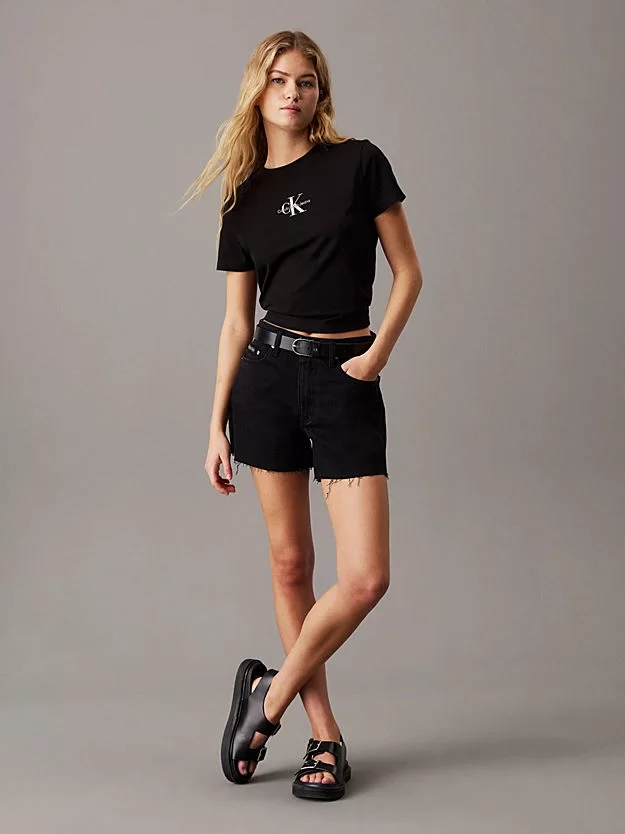 CK Jeans MOM SHORT Kadın  Şort J20J225154-1BY