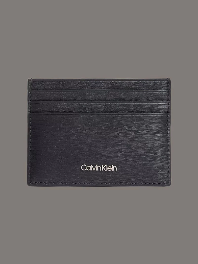 Calvin Klein Erkek Siyah  Ck Logolu  Kartlık