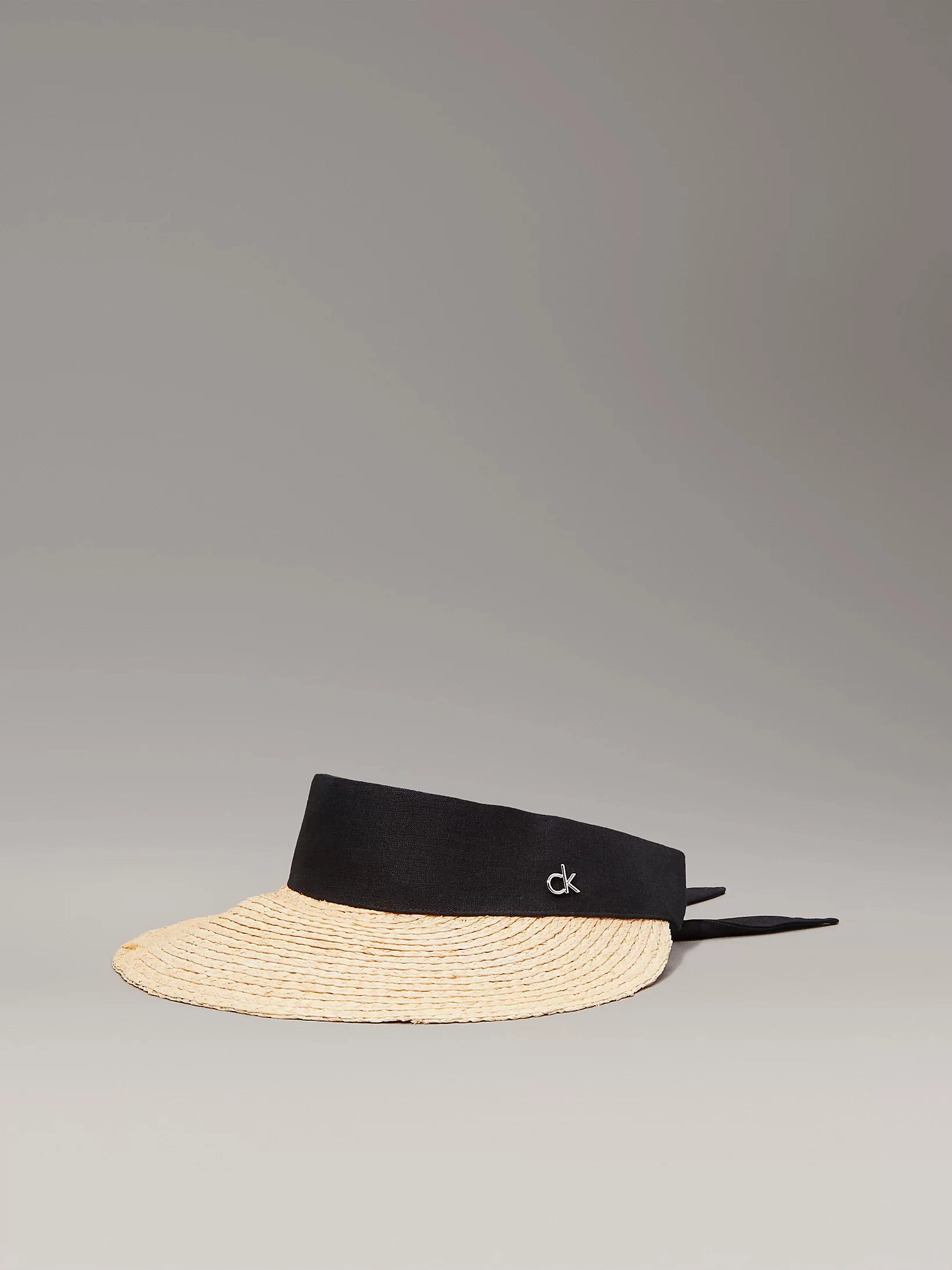 Calvin Klein CK LINEN HEADBAND STRAW VISOR Kadın  Şapka K60K612916-PDP