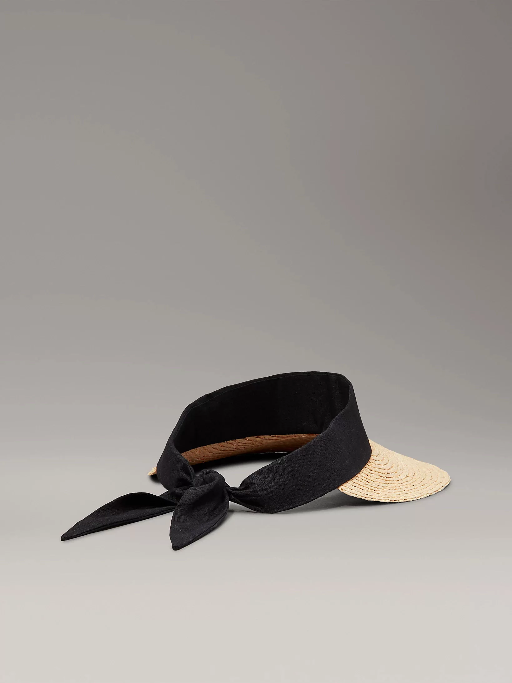 Calvin Klein CK LINEN HEADBAND STRAW VISOR Kadın  Şapka K60K612916-PDP