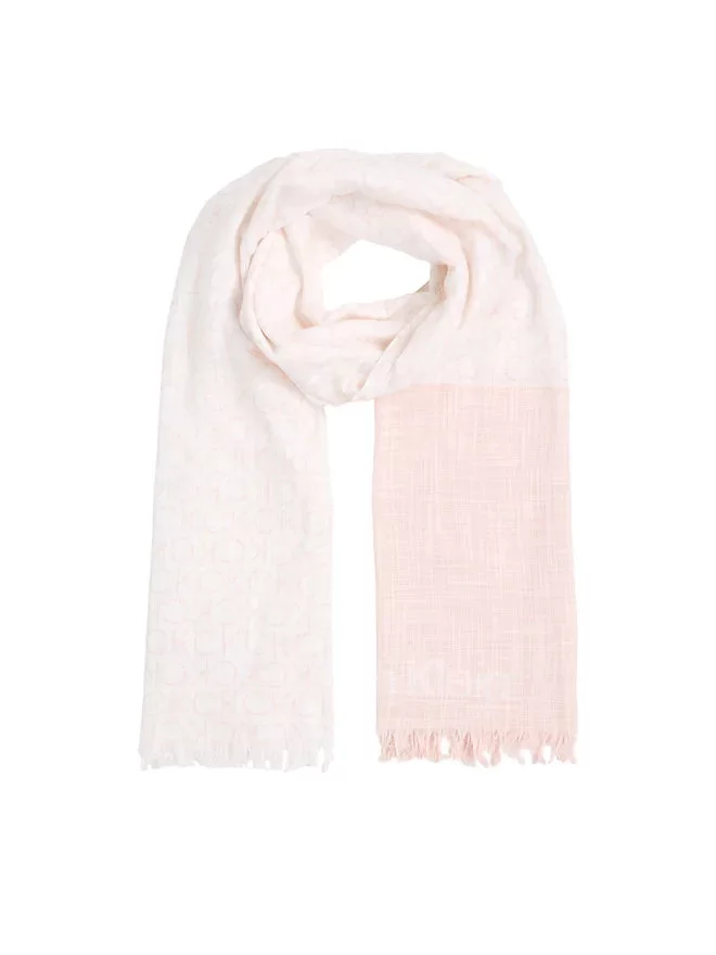 Calvin Klein MONOGRAM COTTON GAUZE STOLE Kadın  Şal K60K612979-TCF