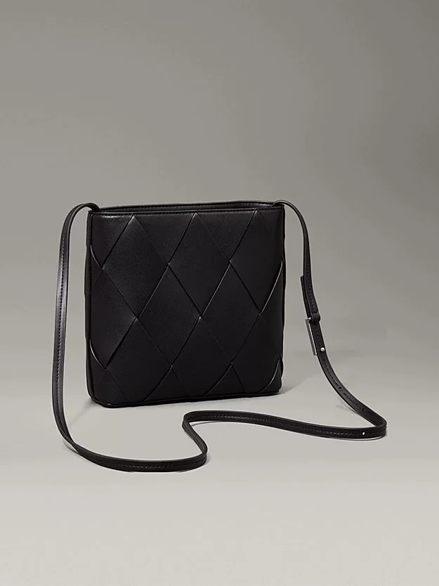 Calvin Klein CK WOVEN SQUARE CROSSBODY Kadın  Çapraz Çanta K60K612991-BEH
