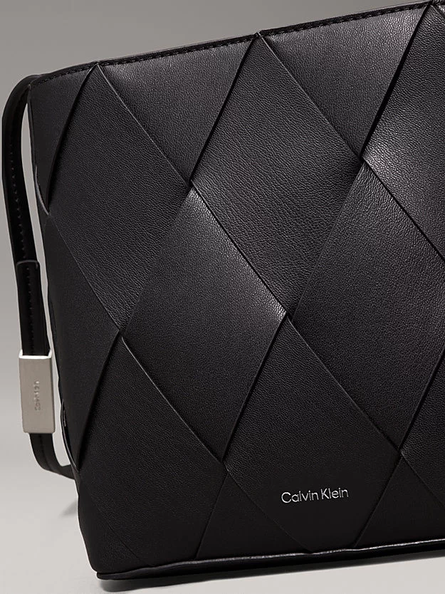 Calvin Klein CK WOVEN SQUARE CROSSBODY Kadın  Çapraz Çanta K60K612991-BEH
