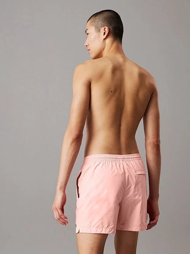 Calvin Klein Erkek Pembe Drawstring Swim Şort KM0KM01111-SPM