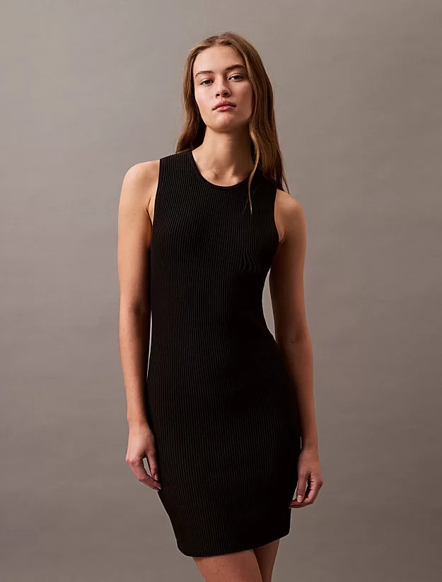 CK Jeans SCULPT MINI DRESS Kadın  Elbise LV047B319G-UB1