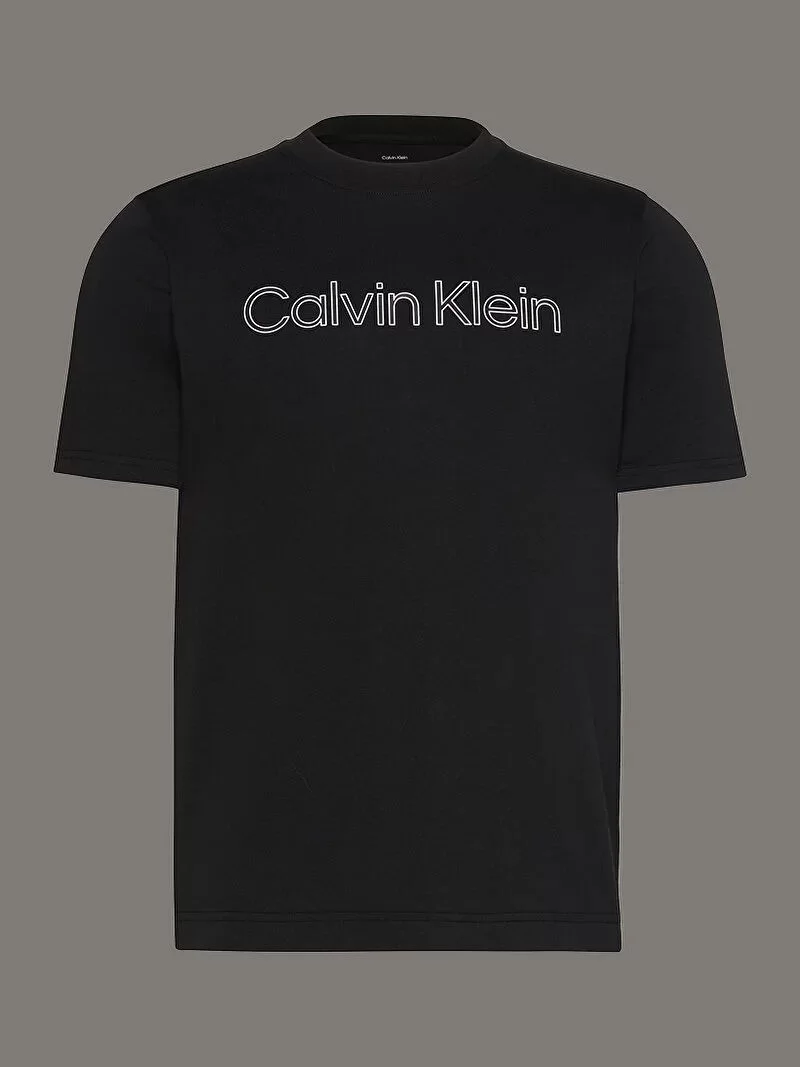 Calvin Klein  Erkek Siyah  Baakılı T-Shirt
