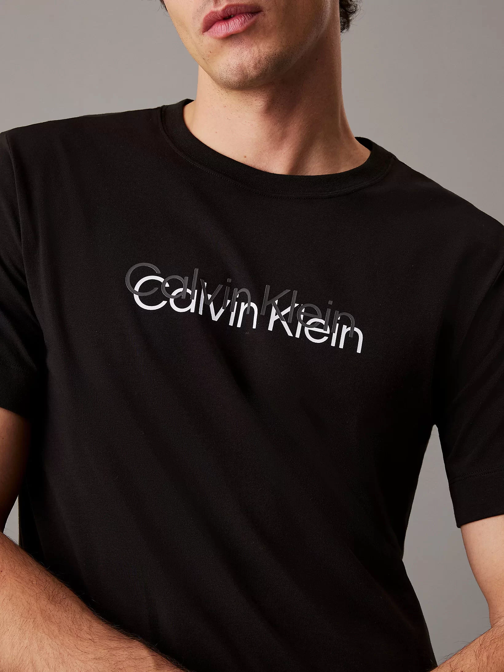 Calvin Klein PW - GRAPHIC S/S T-SHIRT Erkek  T-shirt LVGMS5K183-UB1