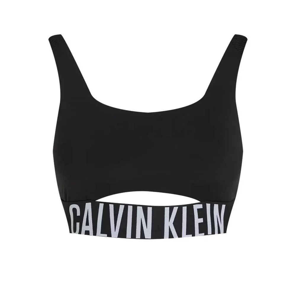 Calvin Klein Kadın  Siyah  Baskılı Büstiyer