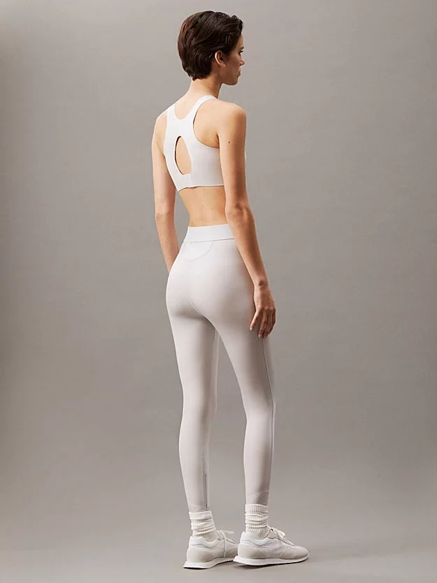 Calvin Klein WO - LEGGING Kadın Beyaz Tayt LVGWS5L616-PSU