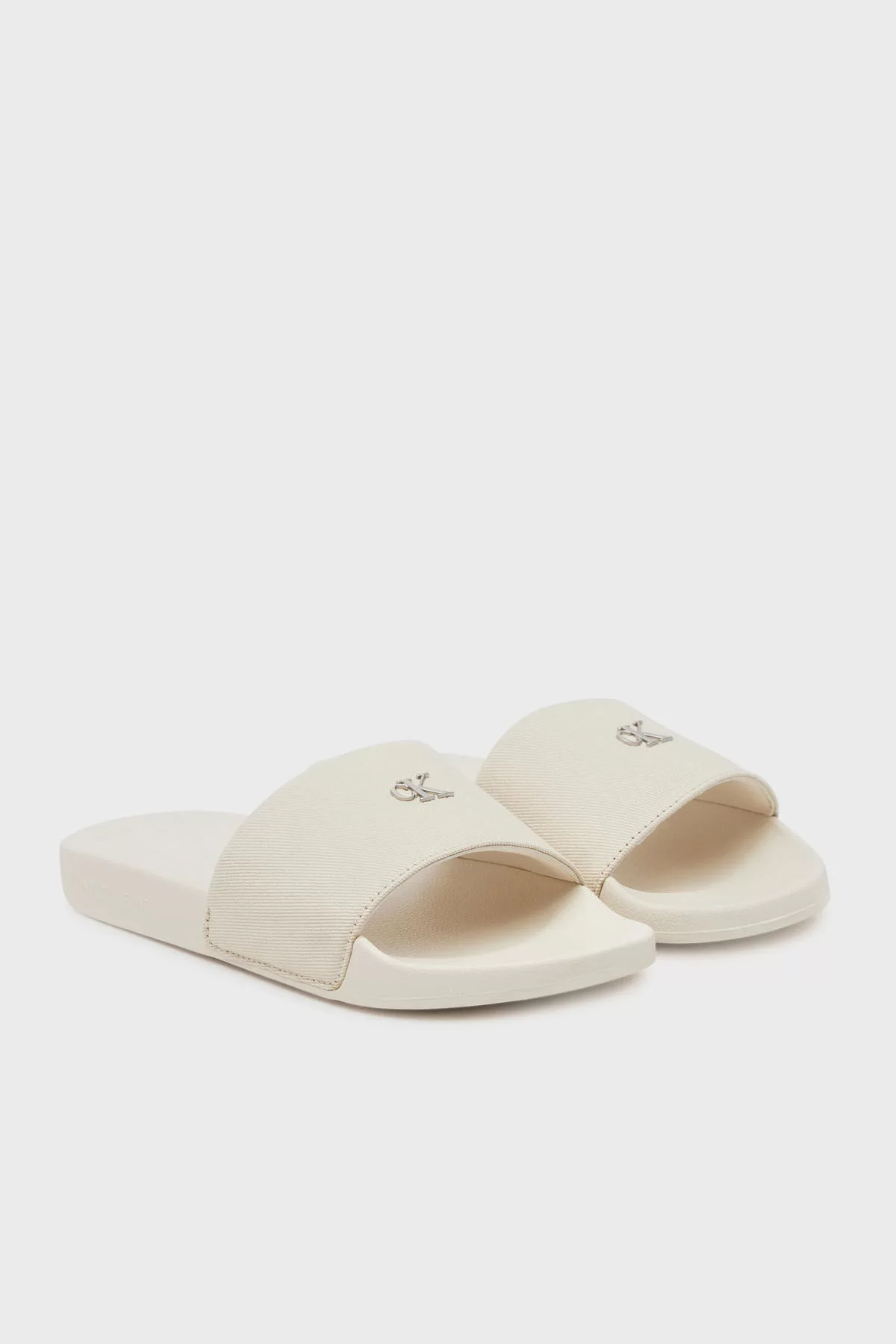 Calvin Klein SLIDE MONOGRAM HARDWARE Kadın  Terlik YW0YW01713-AEO