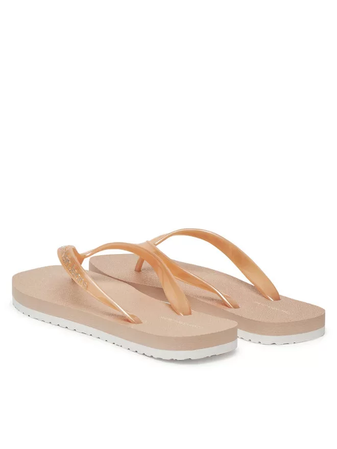 Calvin Klein THONG+ TPU METALLIC Kadın  Terlik YW0YW01720-VIC