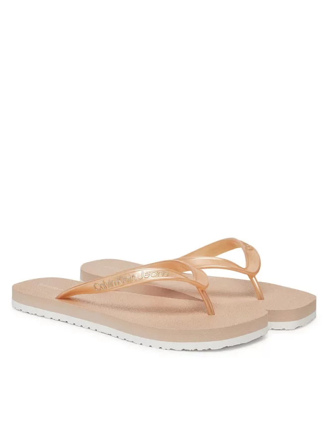 Calvin Klein THONG+ TPU METALLIC Kadın  Terlik YW0YW01720-VIC