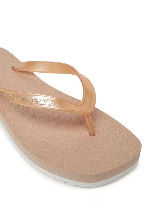 Calvin Klein THONG+ TPU METALLIC Kadın  Terlik YW0YW01720-VIC