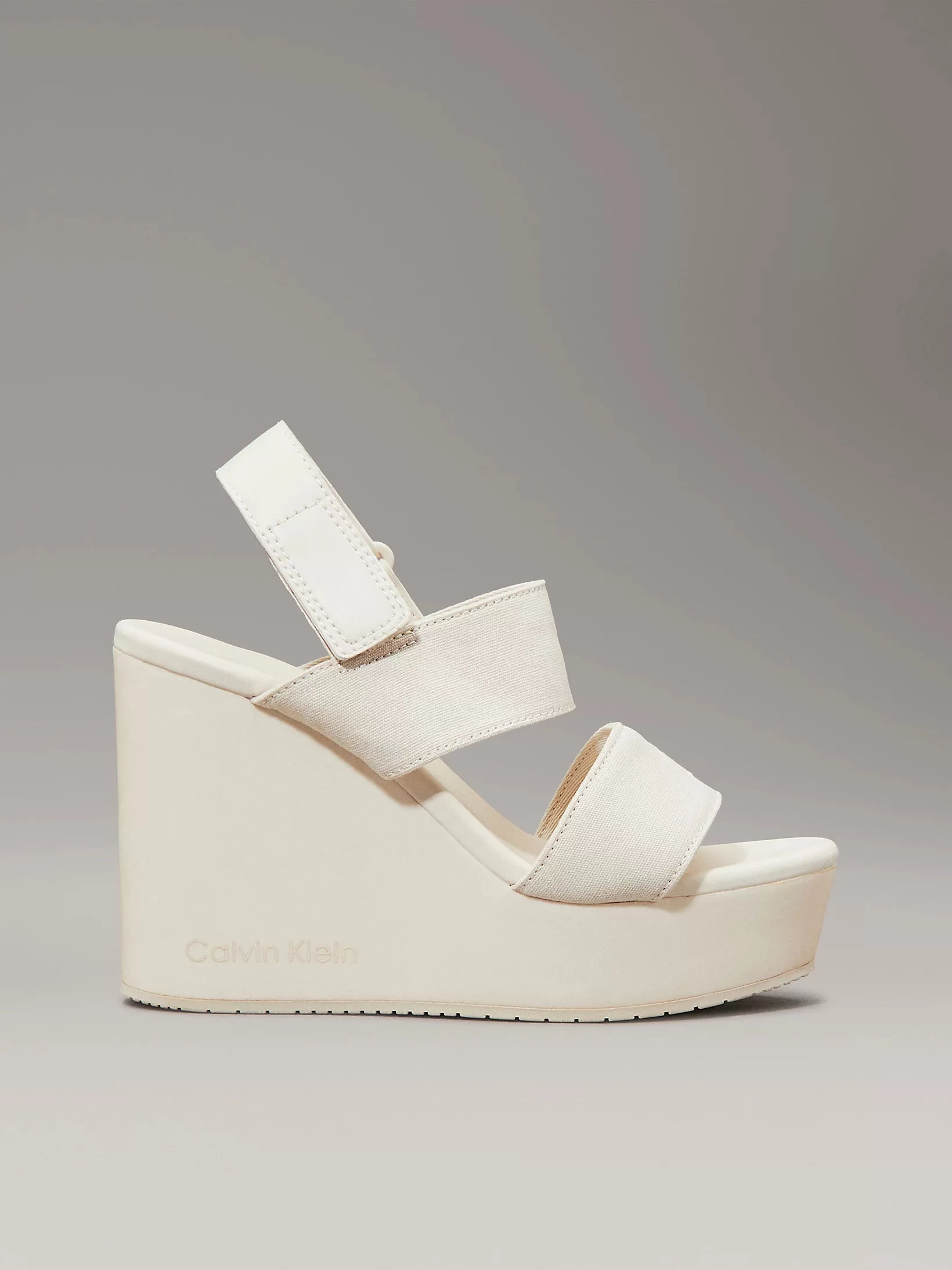 Calvin Klein WEDGE SANDAL WEBBING IN Kadın  Sandalet YW0YW01790-AEO
