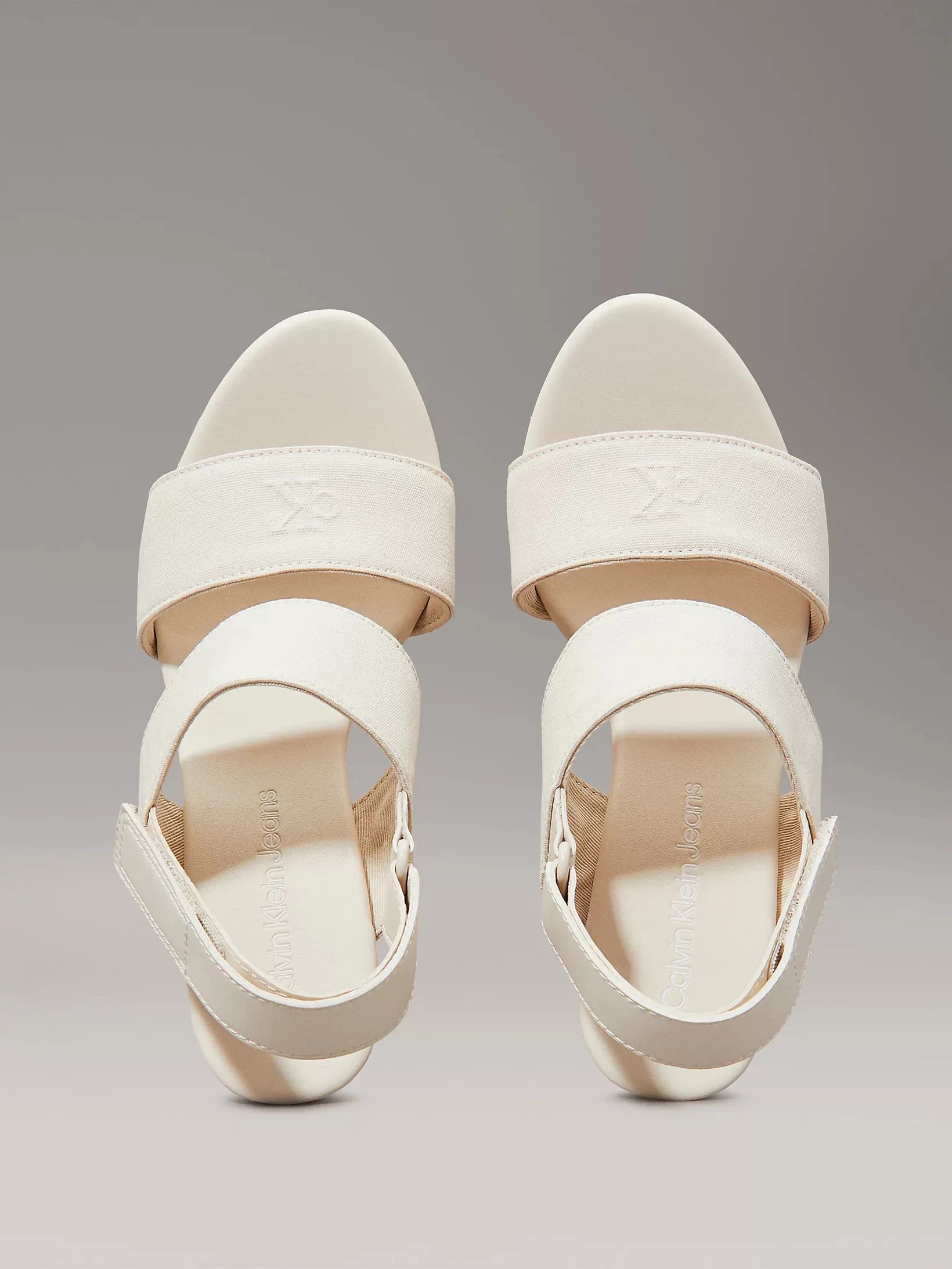 Calvin Klein WEDGE SANDAL WEBBING IN Kadın  Sandalet YW0YW01790-AEO