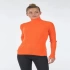Unıque Balıkçı Yaka Fitilli Oranj Triko
