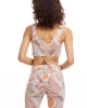 Quzu Natural Dikiş Detaylı Crop Top