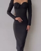 Misscix Siyah Elbise