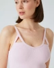 Joın Us Pembe Askılı Cut Out Detaylı Triko Elbise
