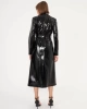 LONG TRECHCOAT BLACK