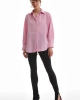Quzu Pembe Oversize Gömlek