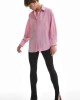Quzu Pembe Oversize Gömlek