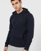 Guess Erkek Aldwin Önü Logolu Kapüşonlu Lacivert Sweatshirt