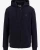 Guess Erkek Lacivert Aldwin Fermuarlı Hooded Sweatshirt