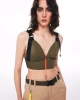 Twist Teknik  Kumaş Büstiyer Kadın