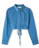 İpekyol Belden Bağlamalı Crop Bluz