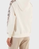 Guess Britney Logo Şeritli Pamuklu Kapüşonlu  Sweat
