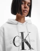 Calvin Klein Kapüşonlu Rahat Beyaz Kadın Sweatshirt