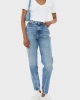 Calvin Klein Kadın Pamuklu Yüksek Bel Mom Jeans