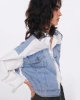Twist Poplin Mıx Jean Ceket Kadın