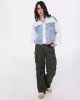 Twist Poplin Mıx Jean Ceket Kadın