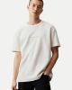 Calvin Klein Erkek Grid SS Ekru T-Shirt