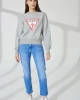 Guess Bisiklet Yaka Gri Kadın Sweatshirt