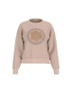 Guess Kadın Şakayık Logolu Bej Sweatshirt