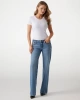 Guess Kadın  Beyaz Slim Fit Logolu T-shirt
