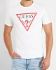 Guess Erkek Beyaz Logolu  T-Shirt