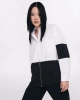 Twist Colorblock Fermuar Aksesuarlı Gömlek