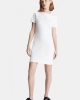 Calvin Klein Diffused Monologo Beyaz Elbise