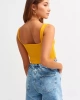 Dilvin Biyeli Crop Top-KAVUNİÇİ