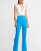 Dilvin büzgü detaylı crop top-EKRU