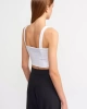 DİLVİN KORSE TOP-BEYAZ